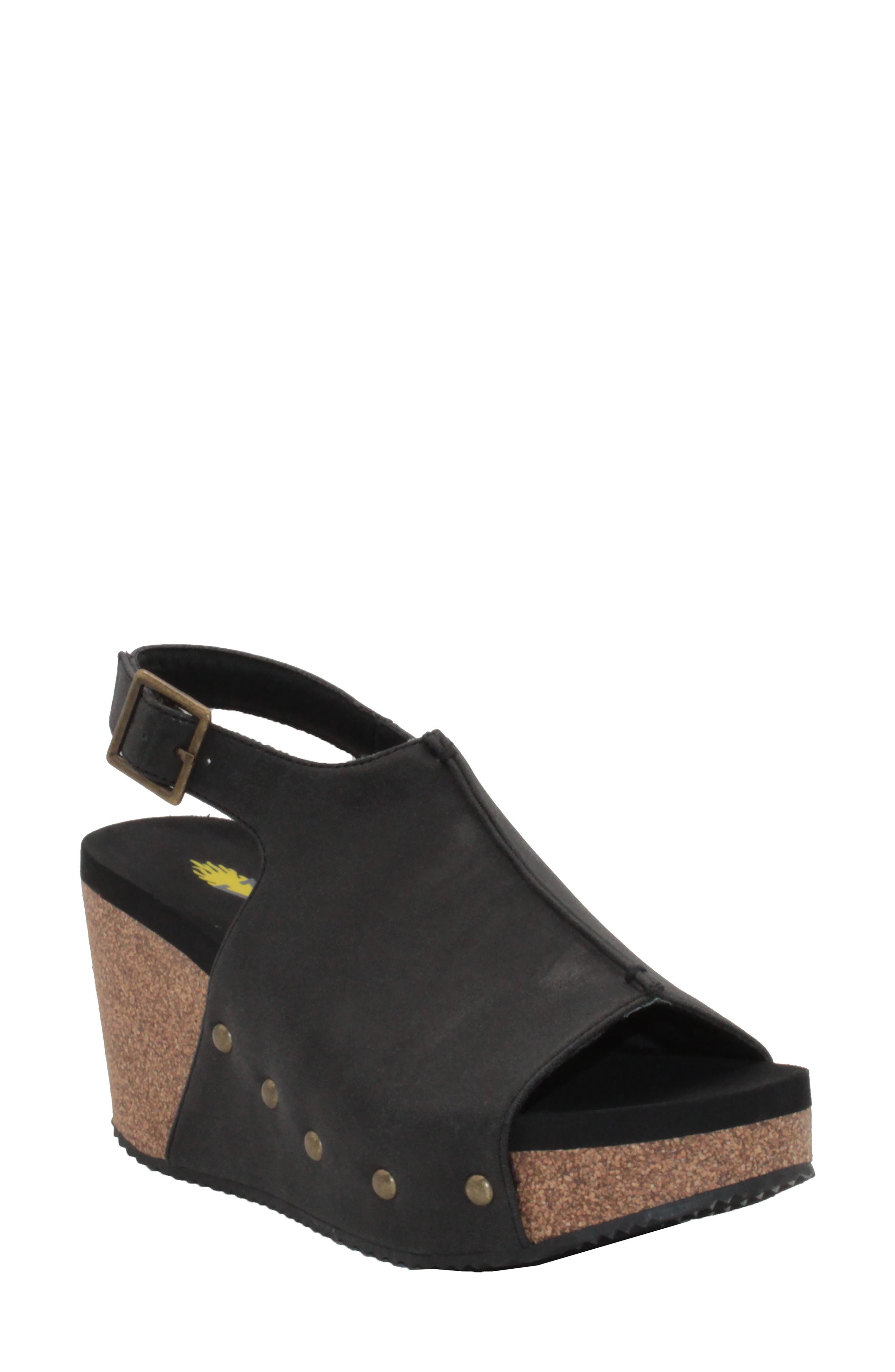 Volatile Division Platform Wedge Sandal, Main, color, 