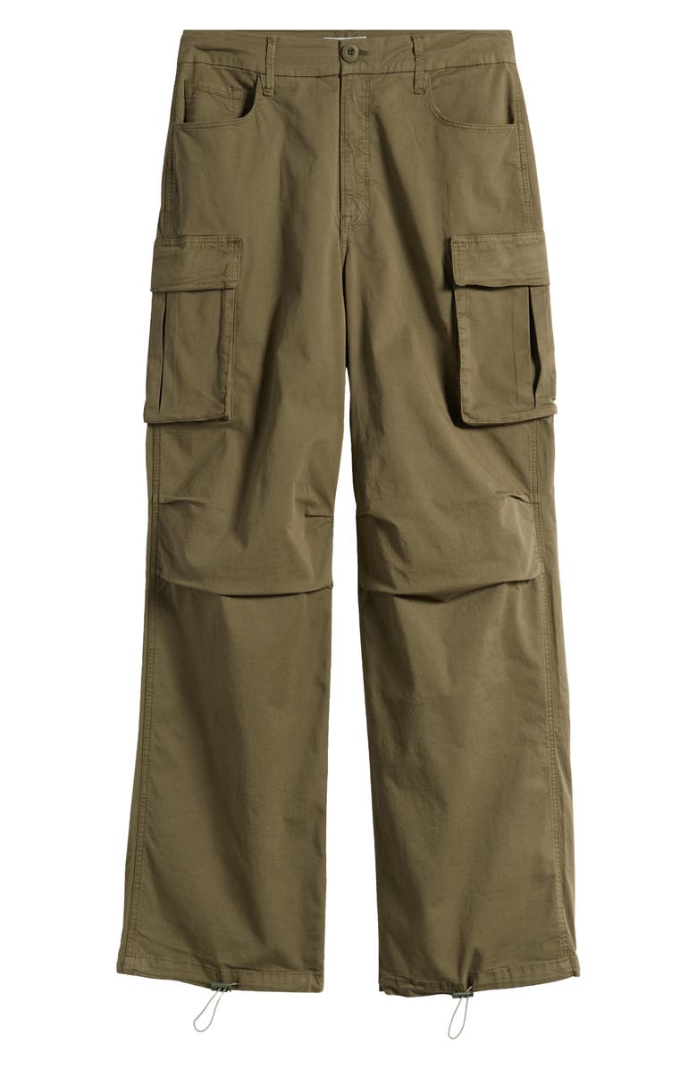 Good American Cotton Cargo Pants, Alternate, color, Fatigue001