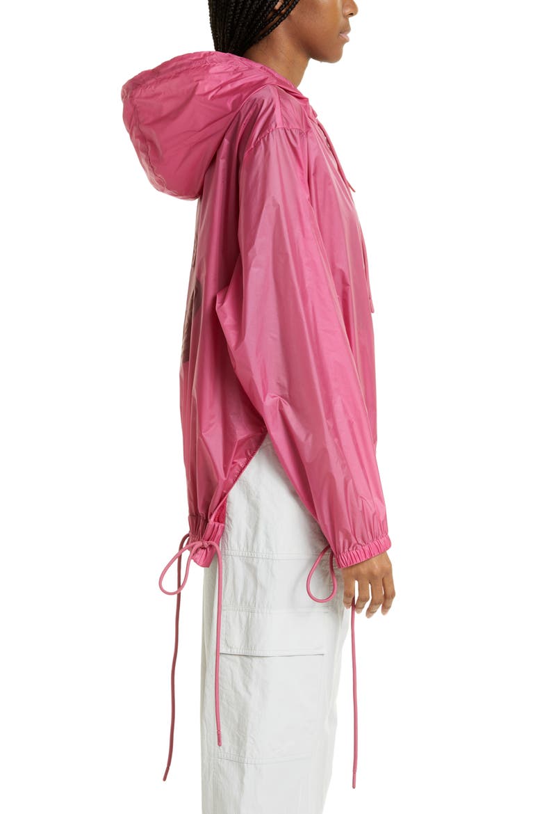 Pointu Nylon Ripstop Hooded Jacket, Alternate, color, PINK