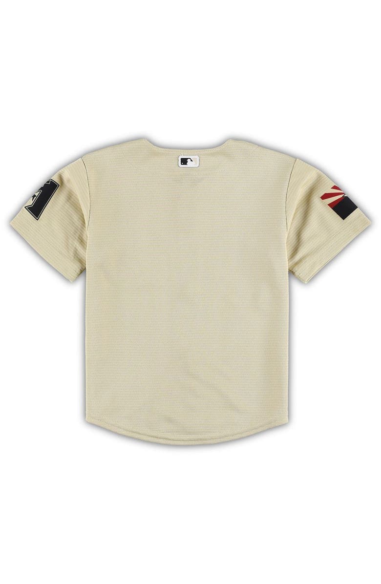 Nike Toddler Nike Gold Arizona Diamondbacks MLB City Connect Replica Team Jersey, Alternate, color,