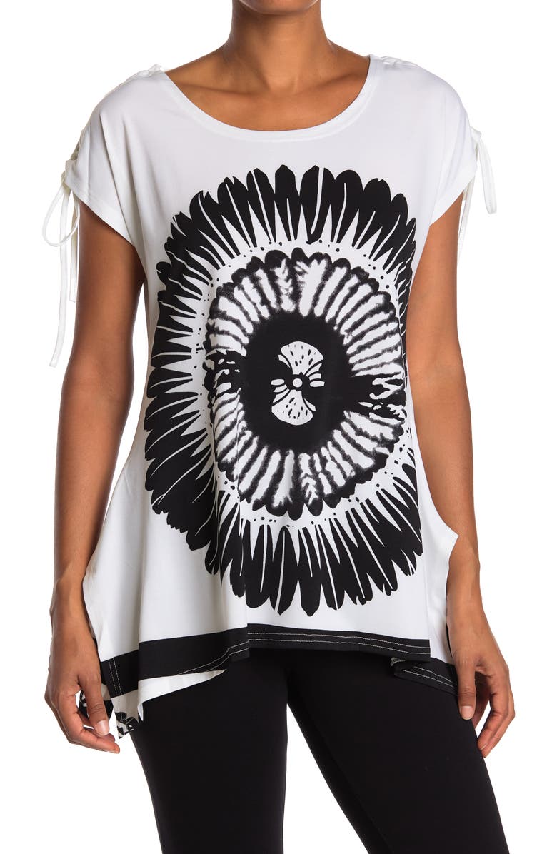 PATRIZIA LUCA Graphic Print Top, Main, color, 