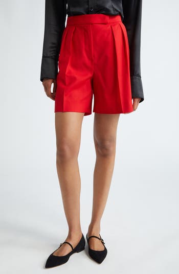 MAX MARA｜SHORTS (JESSICA (21146021 004 / 21146021600 00 MAX MARA Jessica pleated wool shorts | NET-A-PORTER