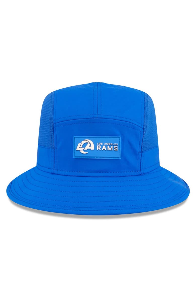 New Era Men's New Era Royal Los Angeles Rams 2025 Sideline Bucket Hat, Alternate, color, Royal