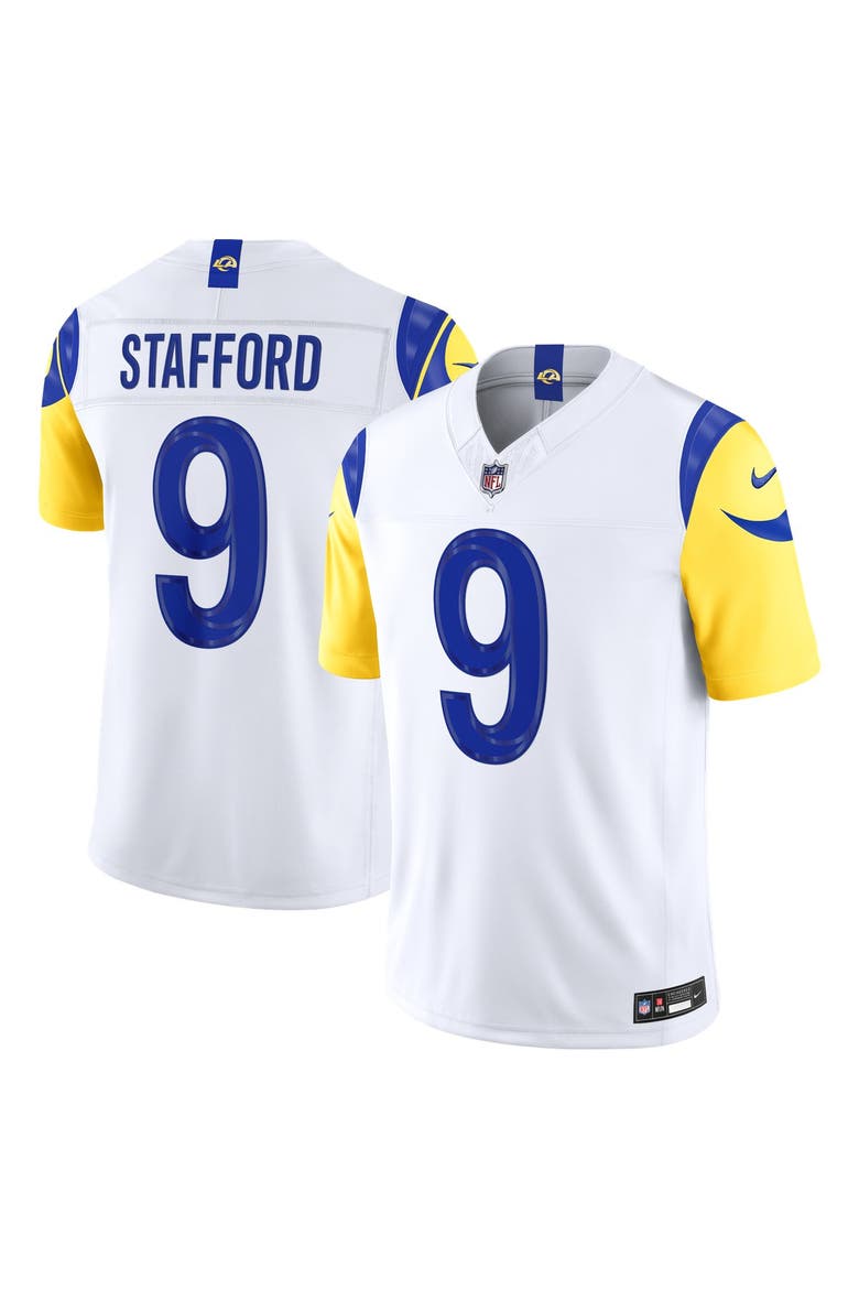 Men's Nike Matthew Stafford White Los Angeles Rams Vapor F.U.S.E. Stitched Limited Jersey, Main, color, White