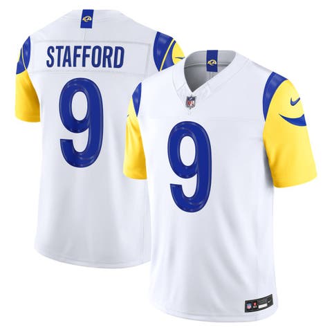 Men's Nike Matthew Stafford White Los Angeles Rams Vapor F.U.S.E. Stitched Limited Jersey