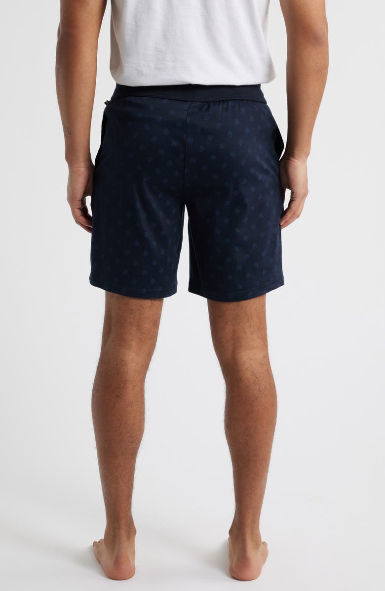 BOSS Relax Cotton Pajama Shorts, Alternate, color, Dark Blue