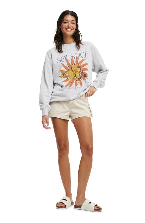 COTTON ON COTTON ON CLASSIC GRAPHIC CREW SWEATSHIRT
