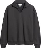 BP. Polo Collar Cotton Blend Sweatshirt