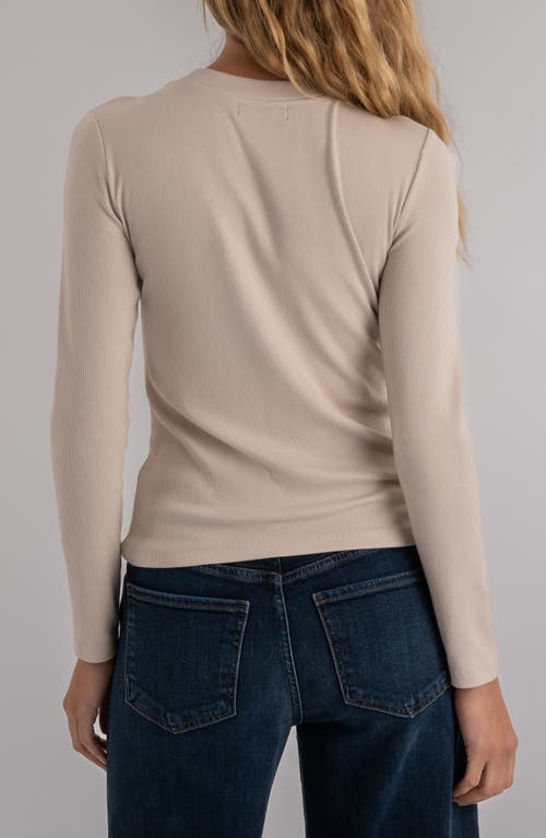 Kut From The Kloth Noelie Rib Top In Brown