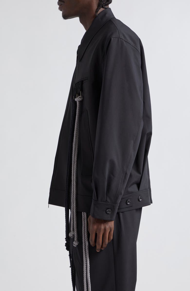 SONG FOR THE MUTE Dangling Rope Coach's Jacket, Alternate, color,