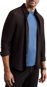 Rhone WFH Knit Button-Up Shirt