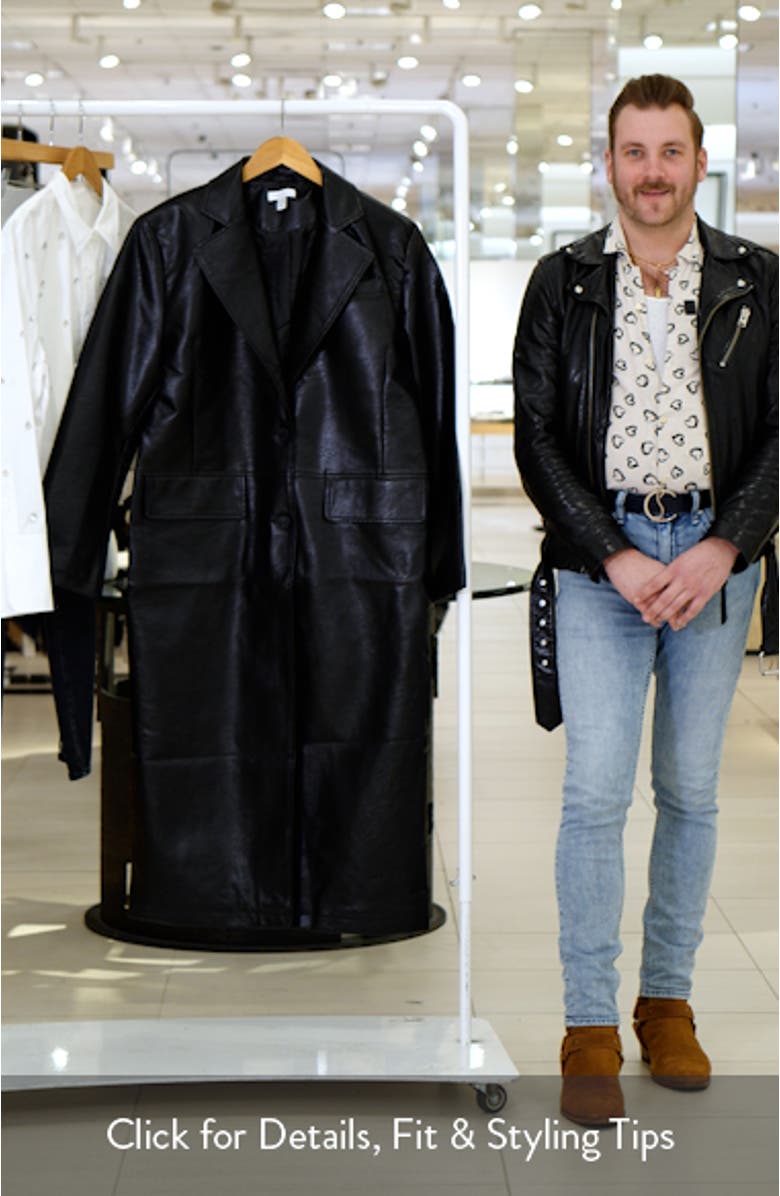 Faux Leather Coat, sales video thumbnail