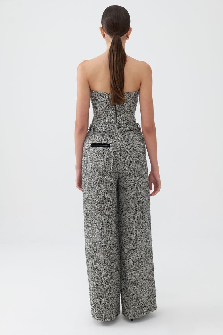 Belted High Waist Pants, Alternate, color, Grey