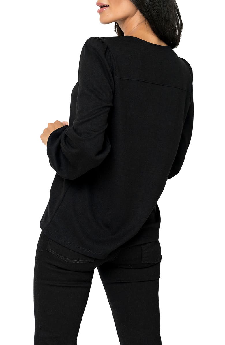 GIBSONLOOK V-Neck Sweater, Alternate, color, Black