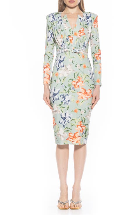 Arleth V-Neck Sheath Dress