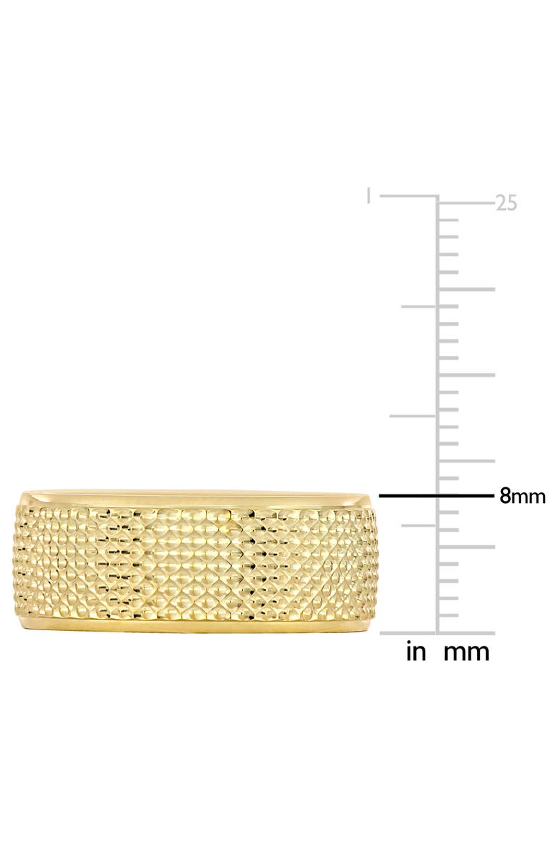 Julianna B. 8mm Geometric Pattern Wedding Band 14k, Alternate, color, 