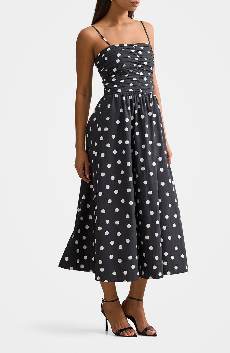 Ever New Eviana Polka Dot Sundress, Alternate, color, Polka Dot