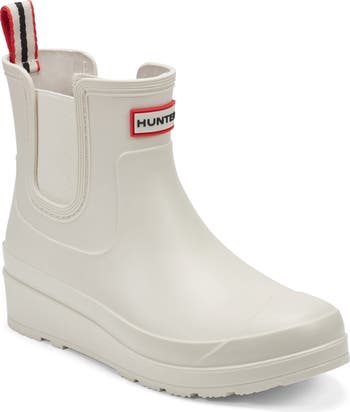 ◆HUNTER◆ WOMEN PLAY NEOPRENE CHELSEA RAINBOOT SHADED WHITE Hunter Play Chelsea Neoprene Boot SKU: 9879619 - YouTube