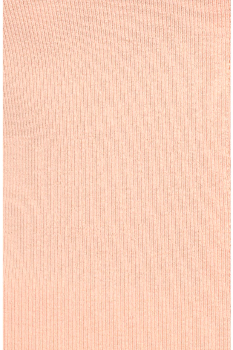 Tatum Knit Asymmetric Button-Up Top, Alternate, color, CORAL