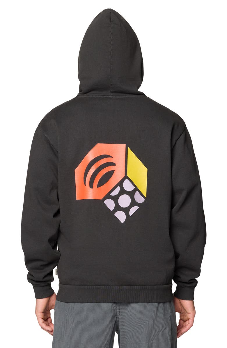 Mountain Hardwear Tricolor Logo Graphic Hoodie, Alternate, color, Stealth Grey