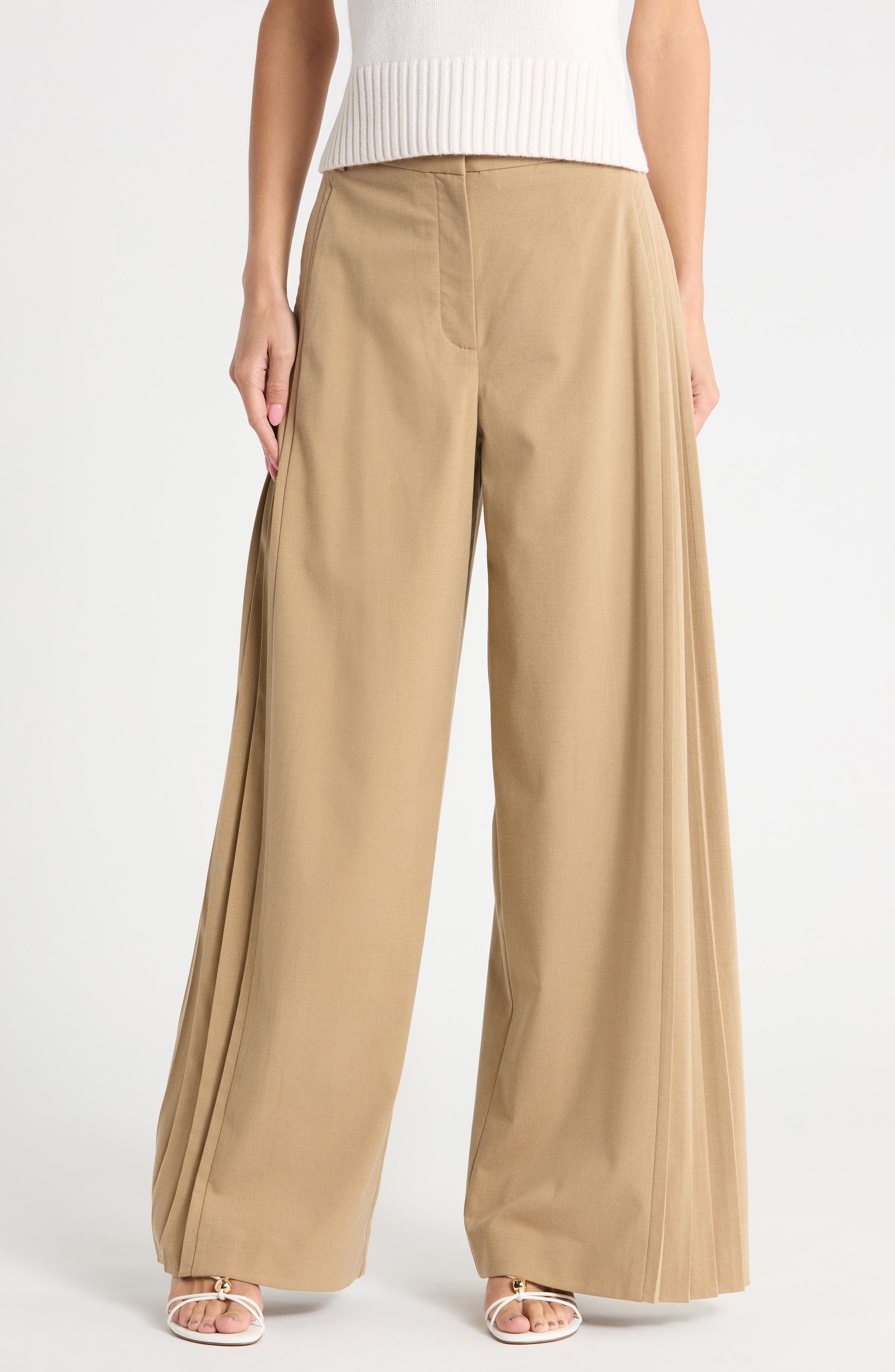 Romy Pleated Wide Leg Pants