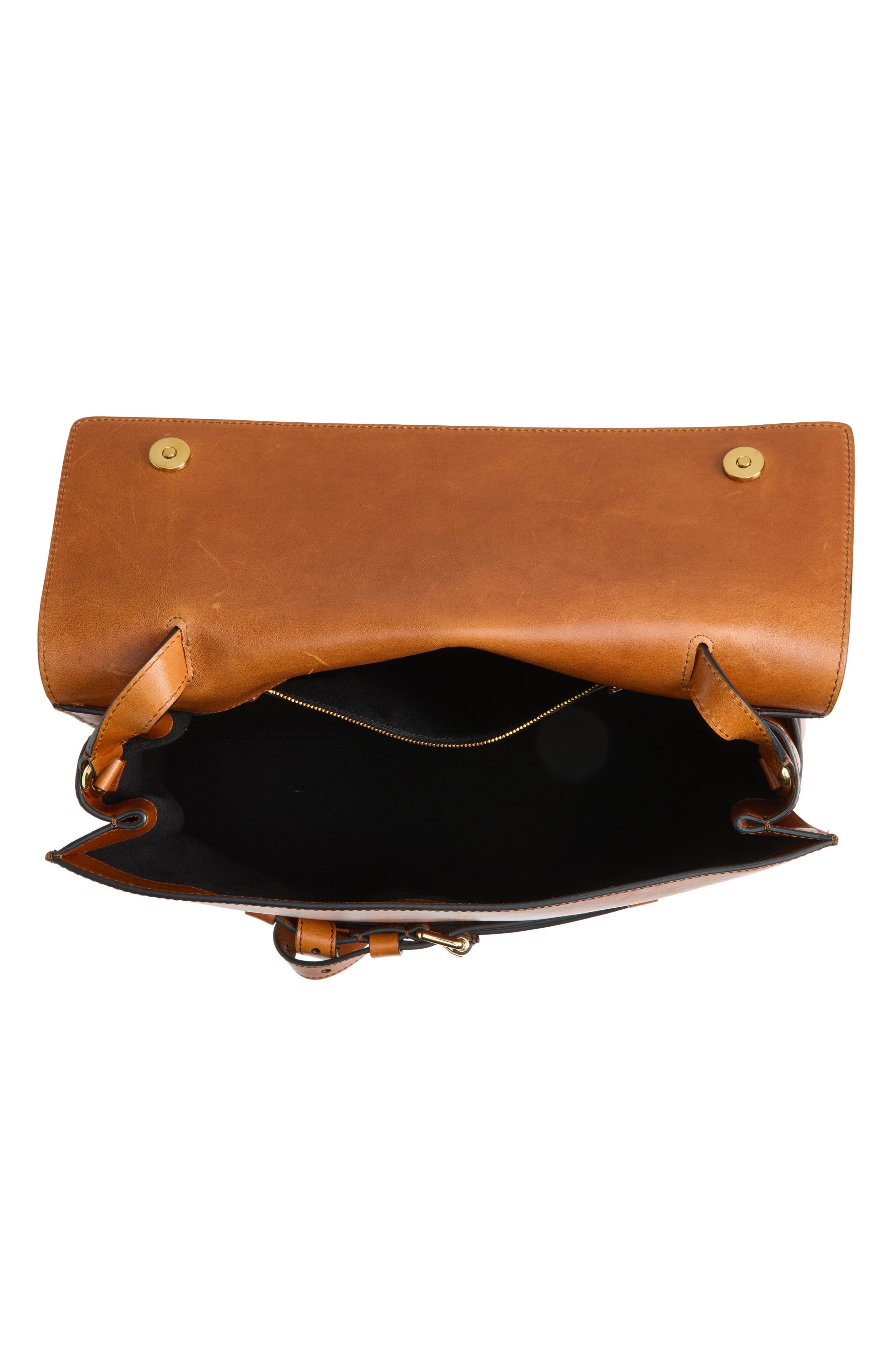 Medium Tie Me Leather Shoulder Bag, Alternate, color, HIDE