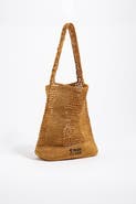 Bimba y Lola Raffia Shoulder bag