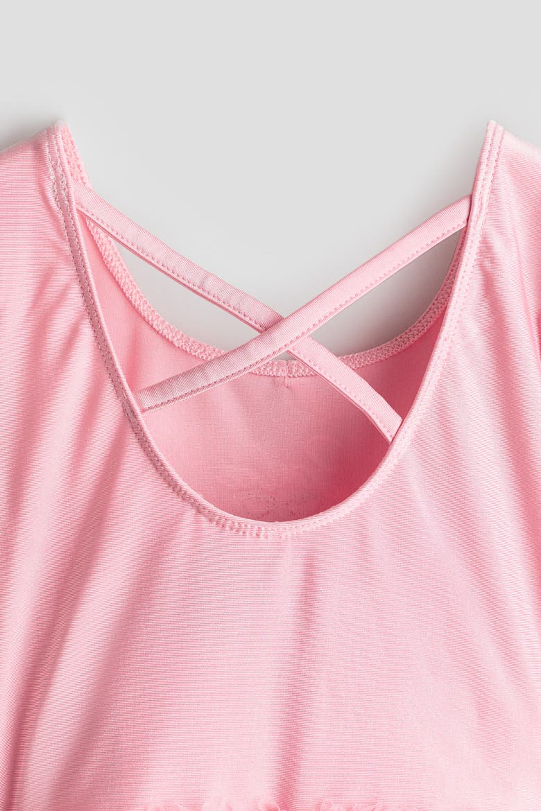 Dance Leotard With Tulle Skirt, Alternate, color, Pink/Barbie