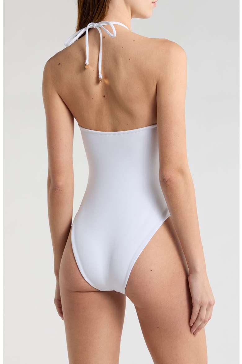 Marjorie One-Piece Swimsuit, Alternate, color, WHITE