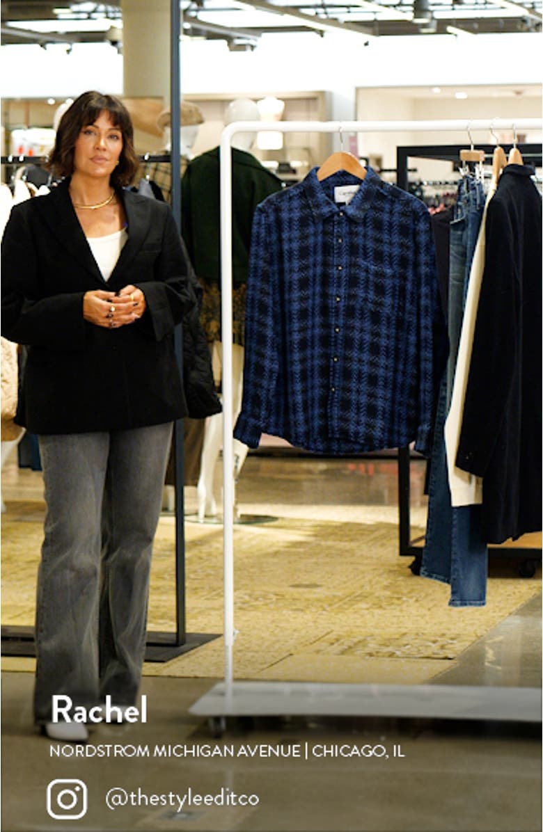 Acid Plaid Cosmic Button-Up Shirt, sales video thumbnail