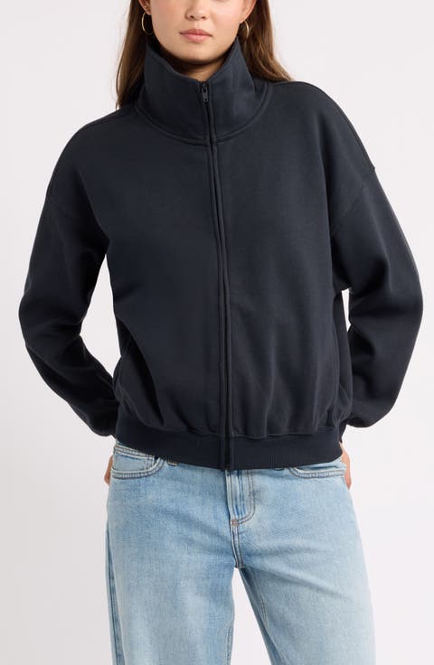 Everyday Fleece Funnel Neck Zip Sweatshirt