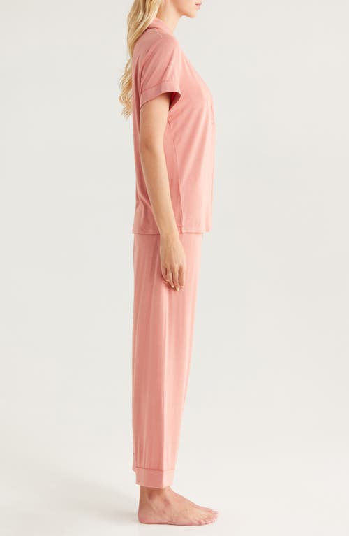 Nordstrom Moonlight Eco Crop Pajamas In Orange