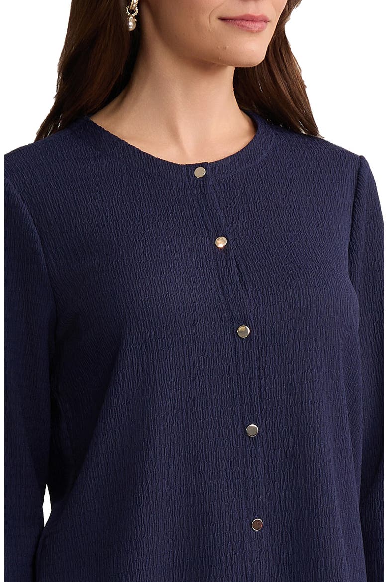 Three Quarter Sleeve Cardigan, Alternate, color, PACIFIC NAVY