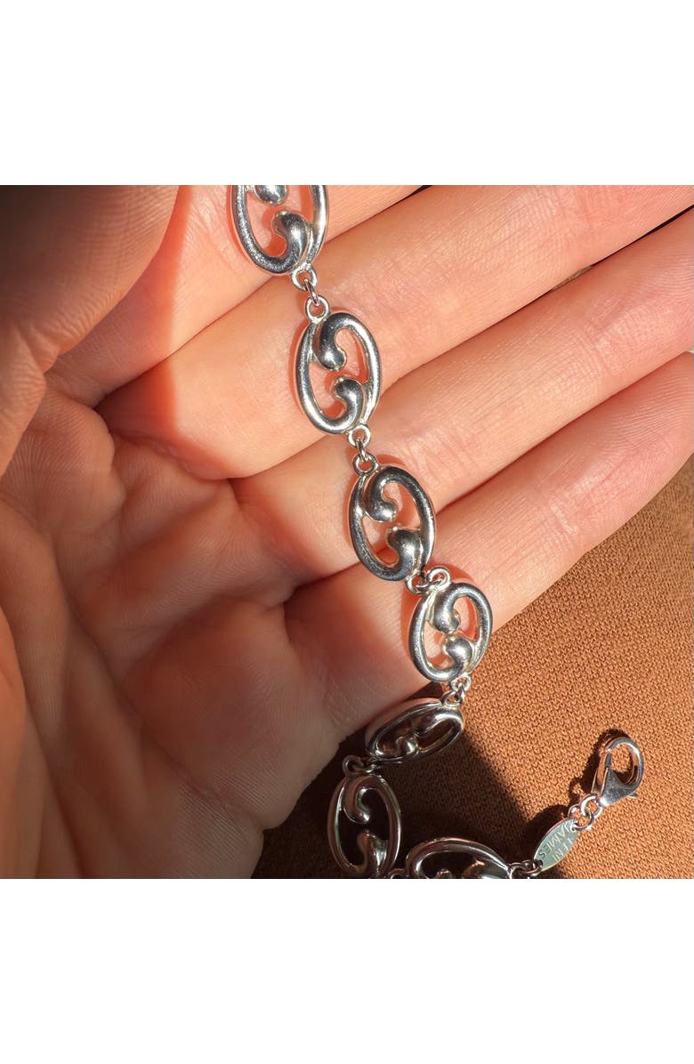 Leni James The Fibonacci Link Bracelet, Alternate, color, Silver, Gold
