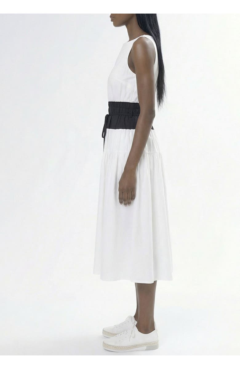AREA STARS Two Tone Dress, Alternate, color, White Black