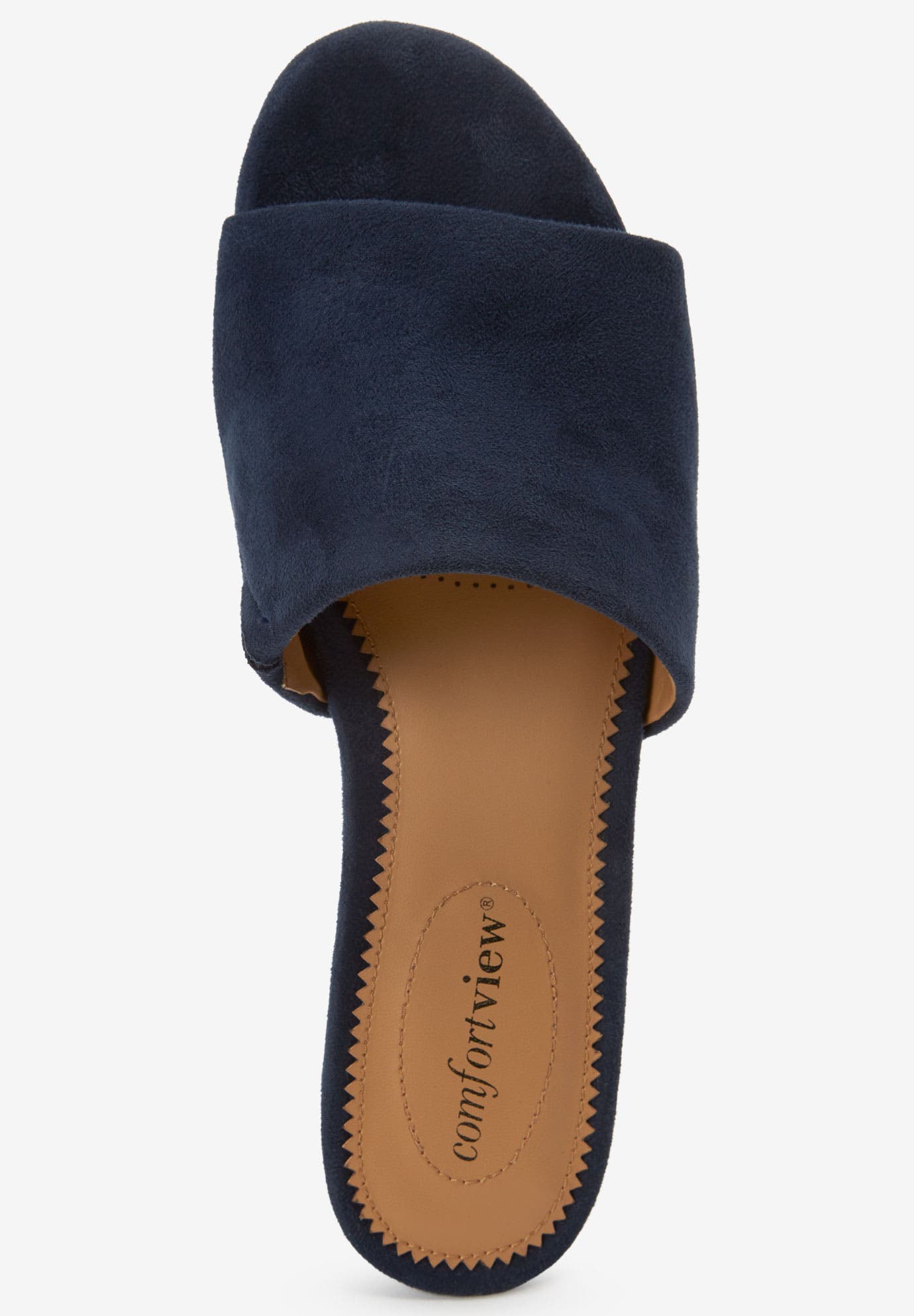 The Capri Slip On Mule, Alternate, color, NAVY