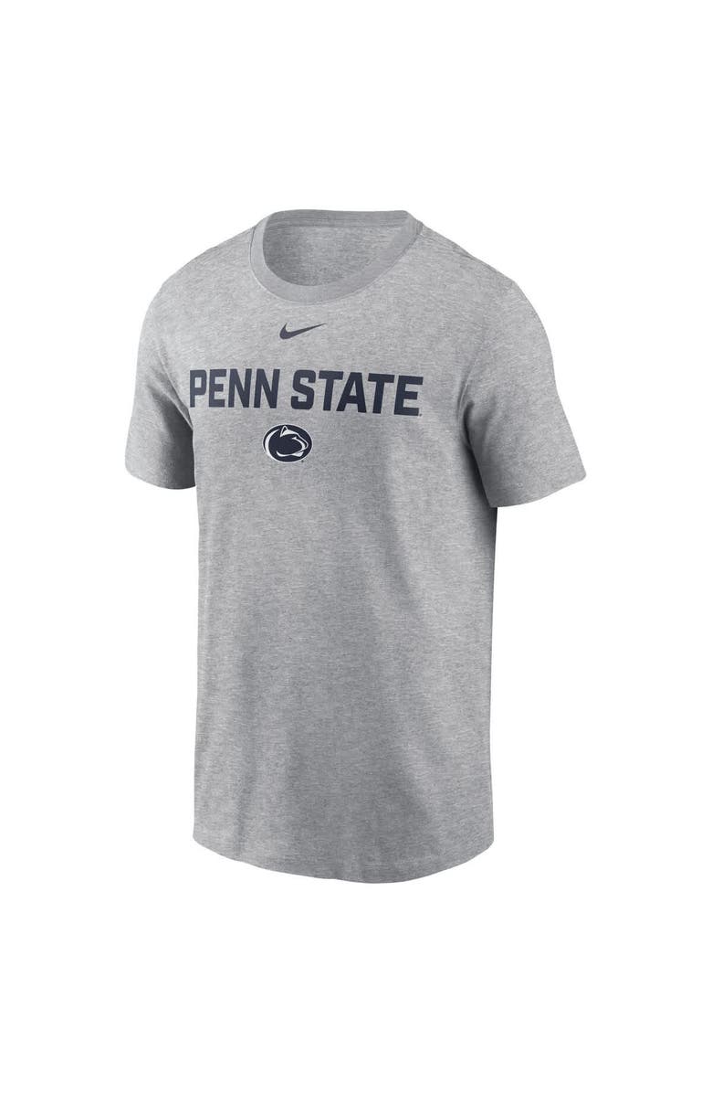 Nike Men's Nike Heather Gray Penn State Nittany Lions Campus 2-Hit T-Shirt, Alternate, color,