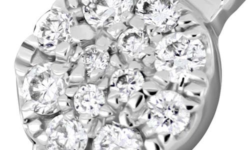 Bony Levy 18k Gold Pavé Diamond Ring In Silver