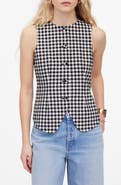 Madewell Single Breasted Scoop Neck Vest
