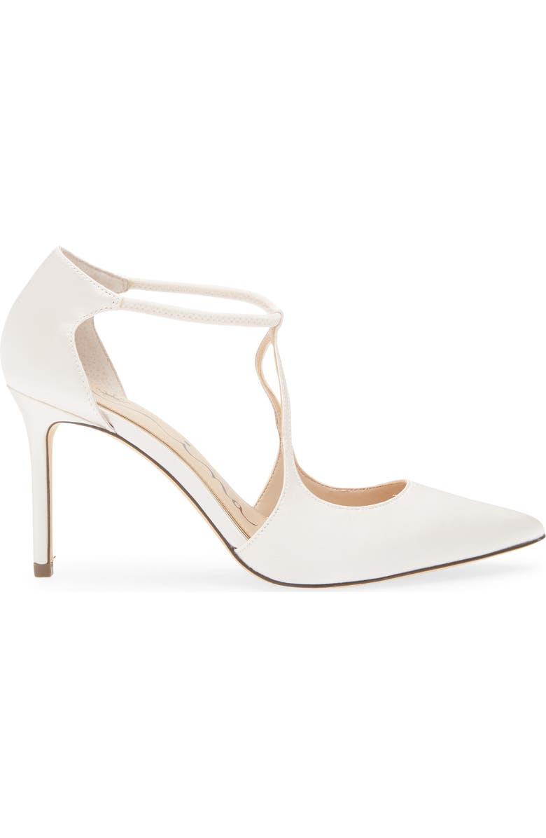 Nina Netta Ankle Strap Pointed Toe Pump, Alternate, color,