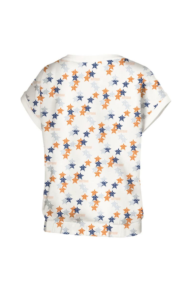 Women's Lusso  White Houston Astros Madge Dolman Tri-Blend T-Shirt, Alternate, color, White