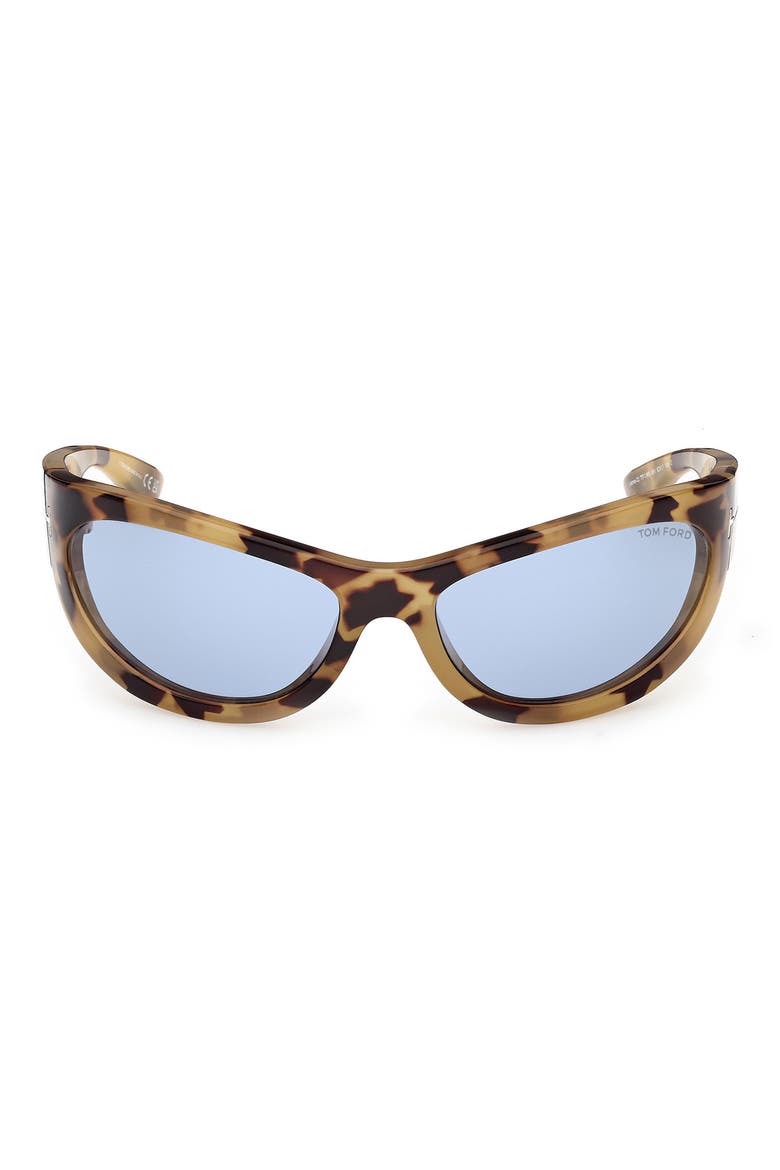 Leona 62mm Cat Eye Sunglasses, Main, color, HAVANA/OTHER / BLUE