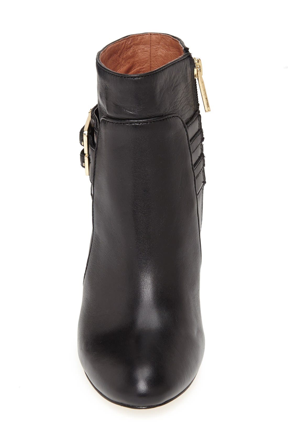'Allemont' Bootie, Alternate, color, BLACK