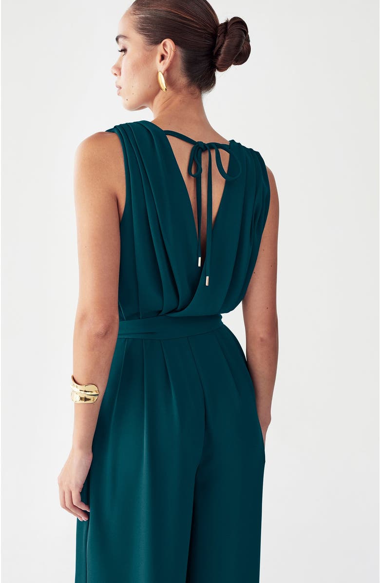 BWLDR Alina Jumpsuit, Alternate, color, Teal