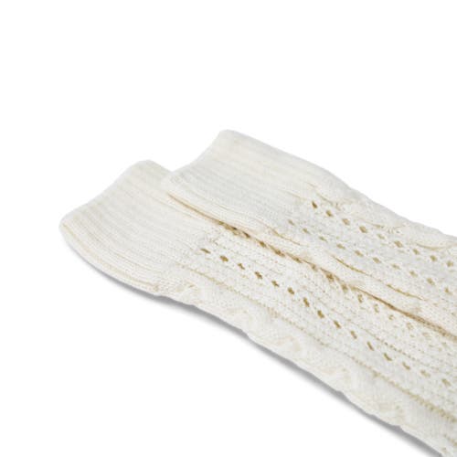 Belle & Bloom City Cool Leg Warmers In White