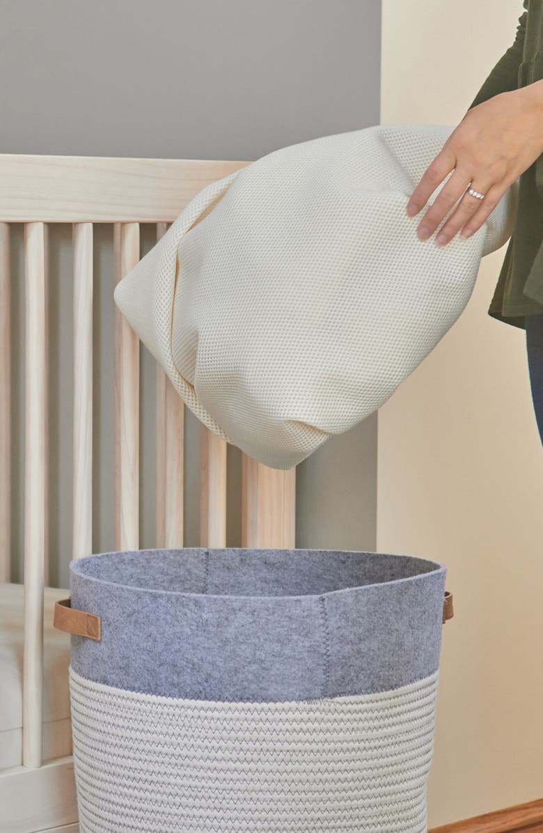 Naturepedic Organic Cotton Breathable Waterproof Fitted Crib Protector Pad, Alternate, color, Natural