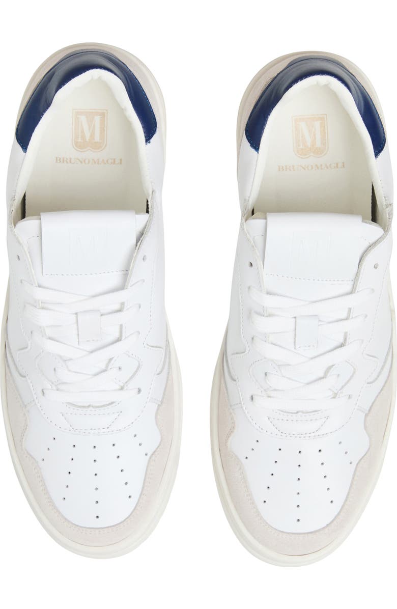 Bruno Magli Henry Low Top Sneaker, Alternate, color, White