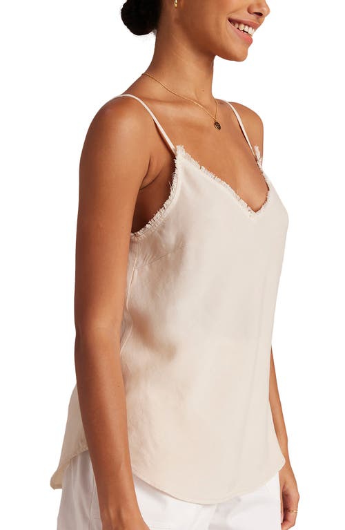 Bella Dahl Frayed Edge Camisole In Linen Sand