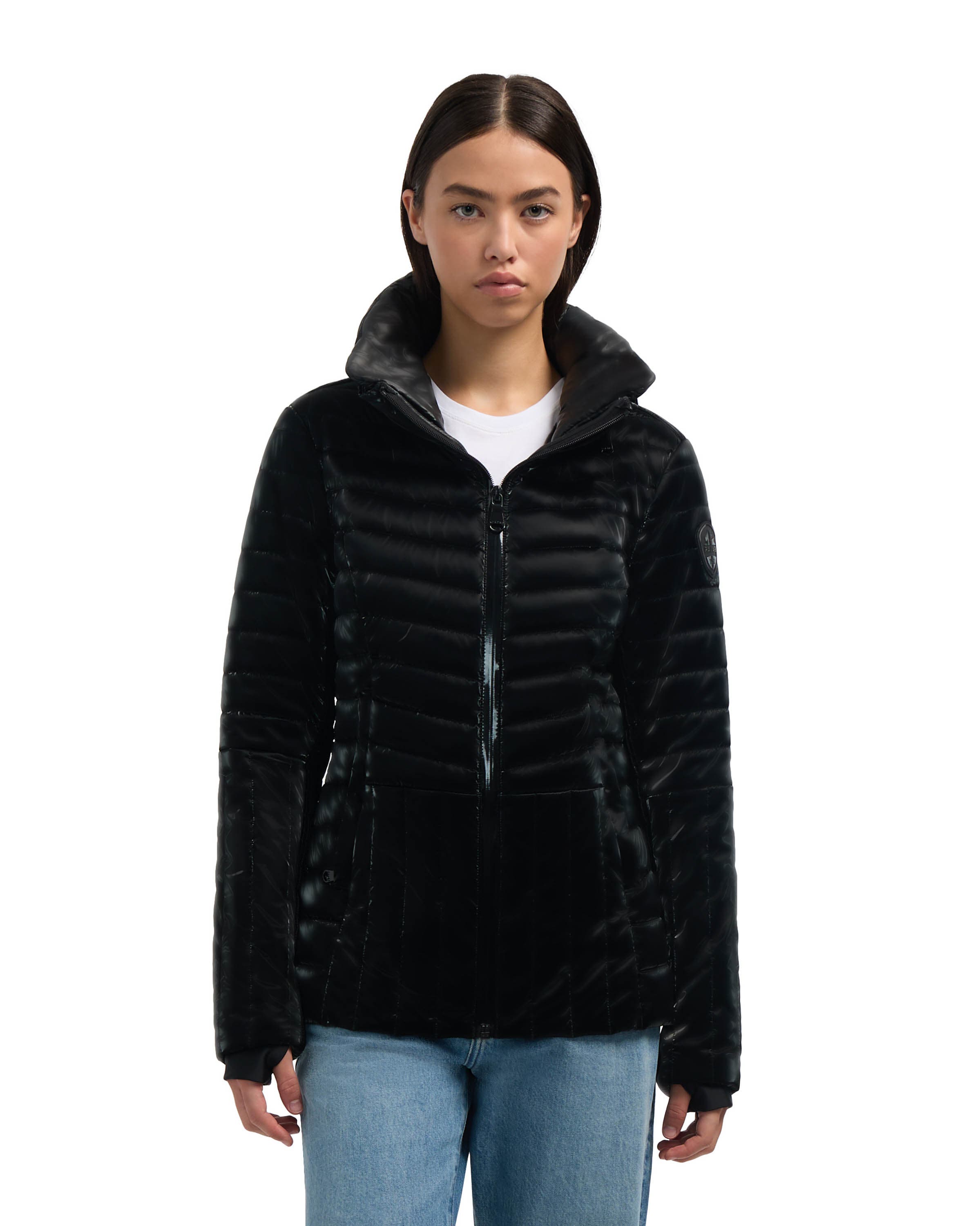 Aludra Channel Quilted Lightweight Puffer
