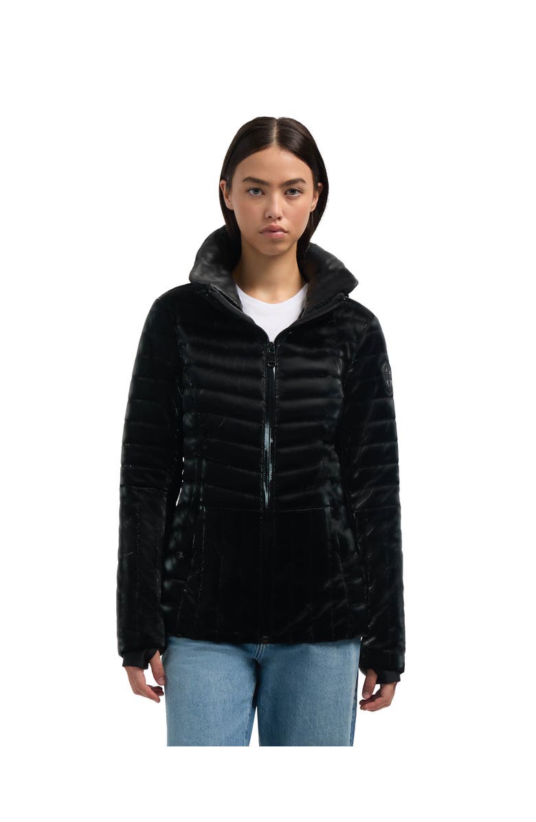 Pajar Aludra Channel Quilted Lightweight Puffer, Main, color, Black